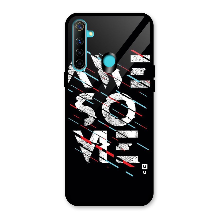 Awesome Me Glass Back Case for Realme Narzo 10