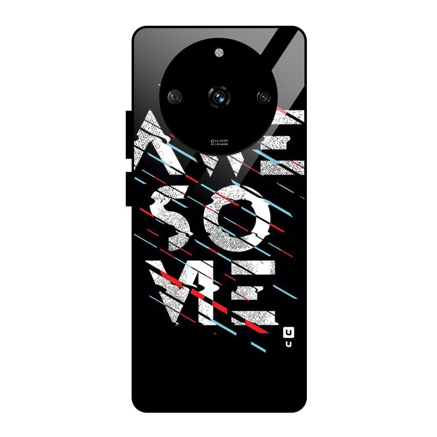Awesome Me Glass Back Case for Realme Narzo 60 5G