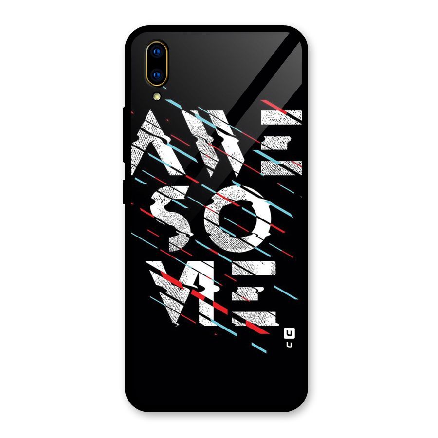 Awesome Me Glass Back Case for Vivo V11 Pro