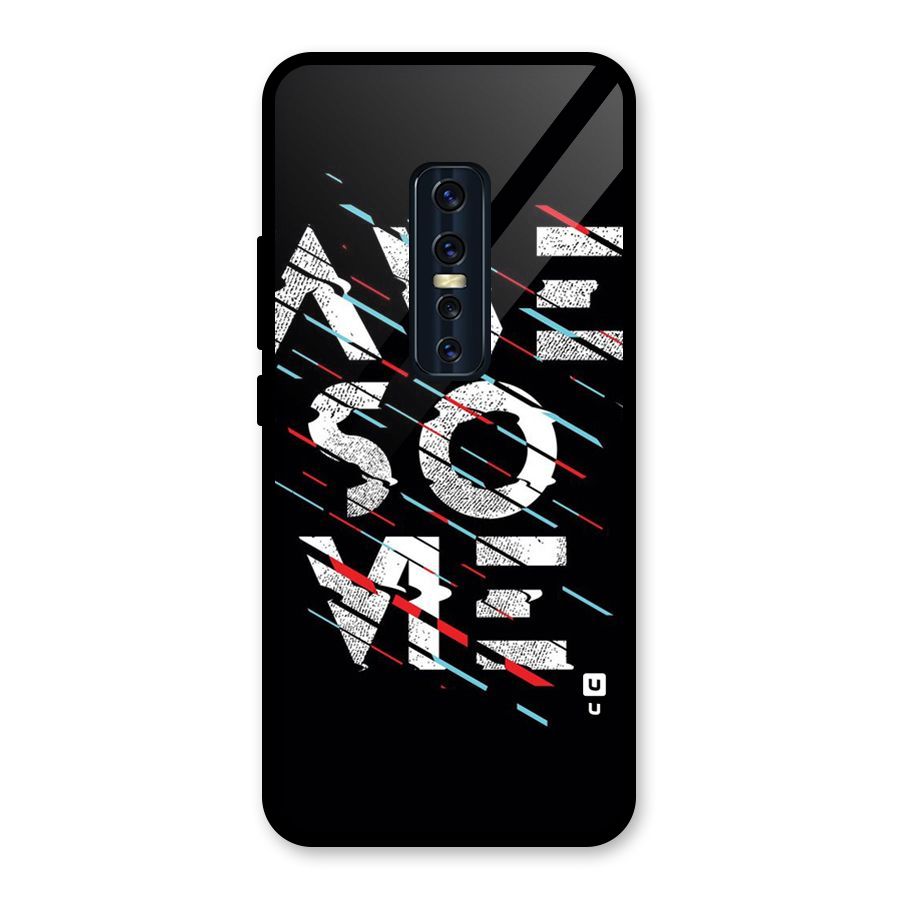 Awesome Me Glass Back Case for Vivo V17 Pro