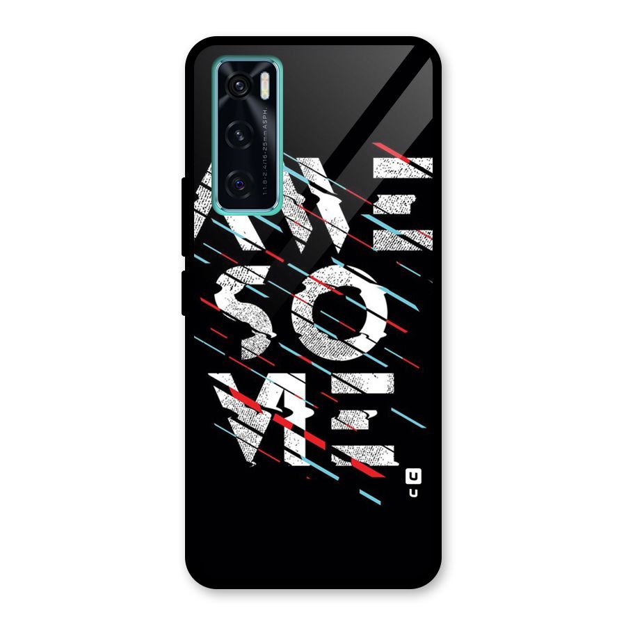 Awesome Me Glass Back Case for Vivo V20 SE