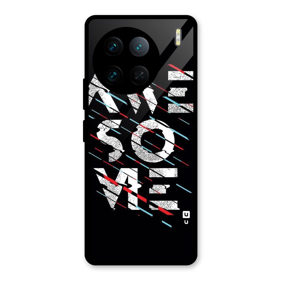 Awesome Me Glass Back Case for Vivo X90 Pro
