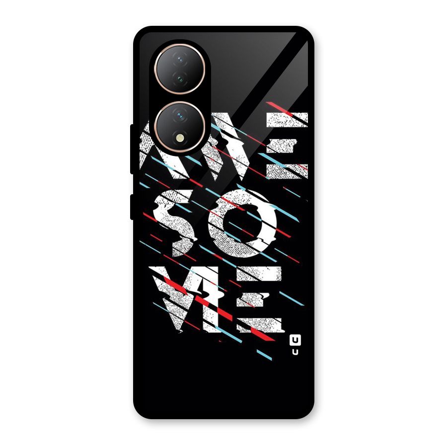 Awesome Me Glass Back Case for Vivo Y100A