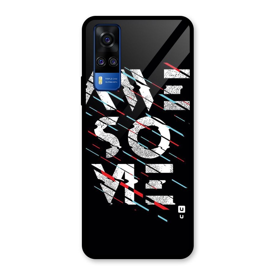 Awesome Me Glass Back Case for Vivo Y31