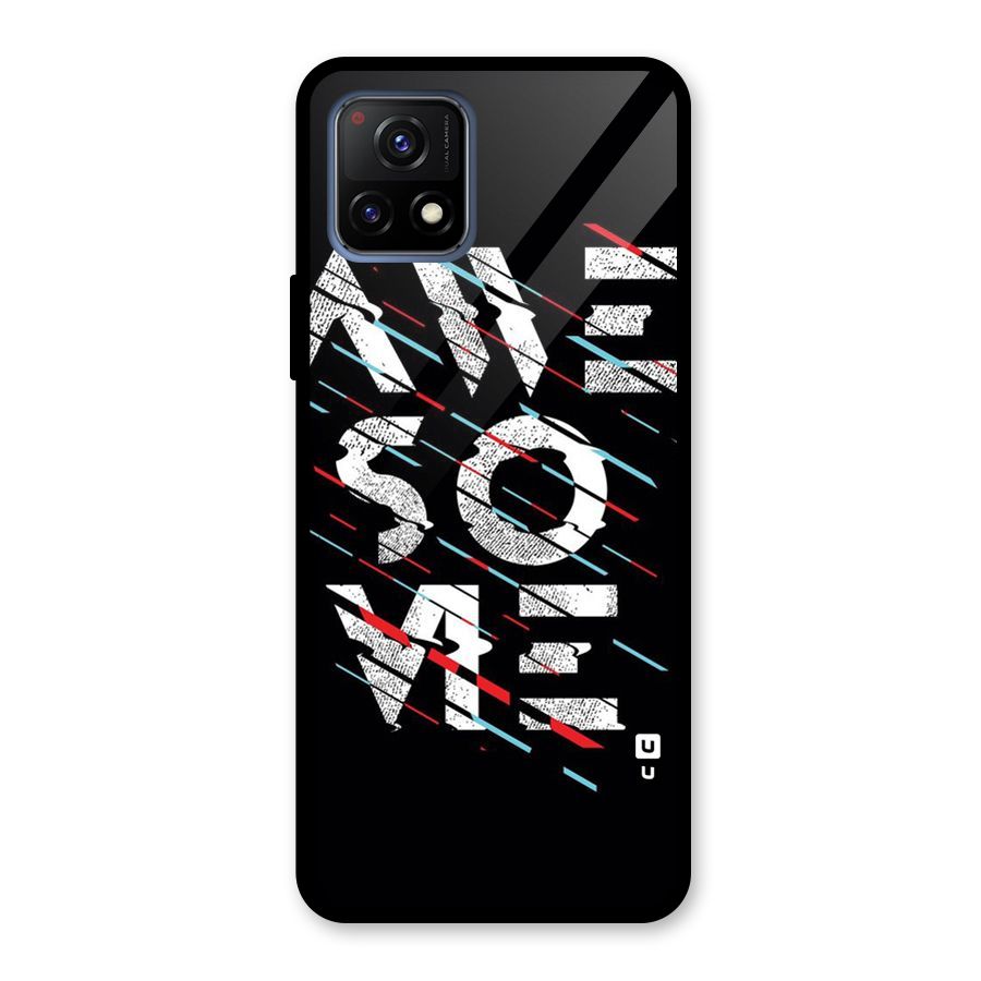 Awesome Me Glass Back Case for Vivo Y72 5G