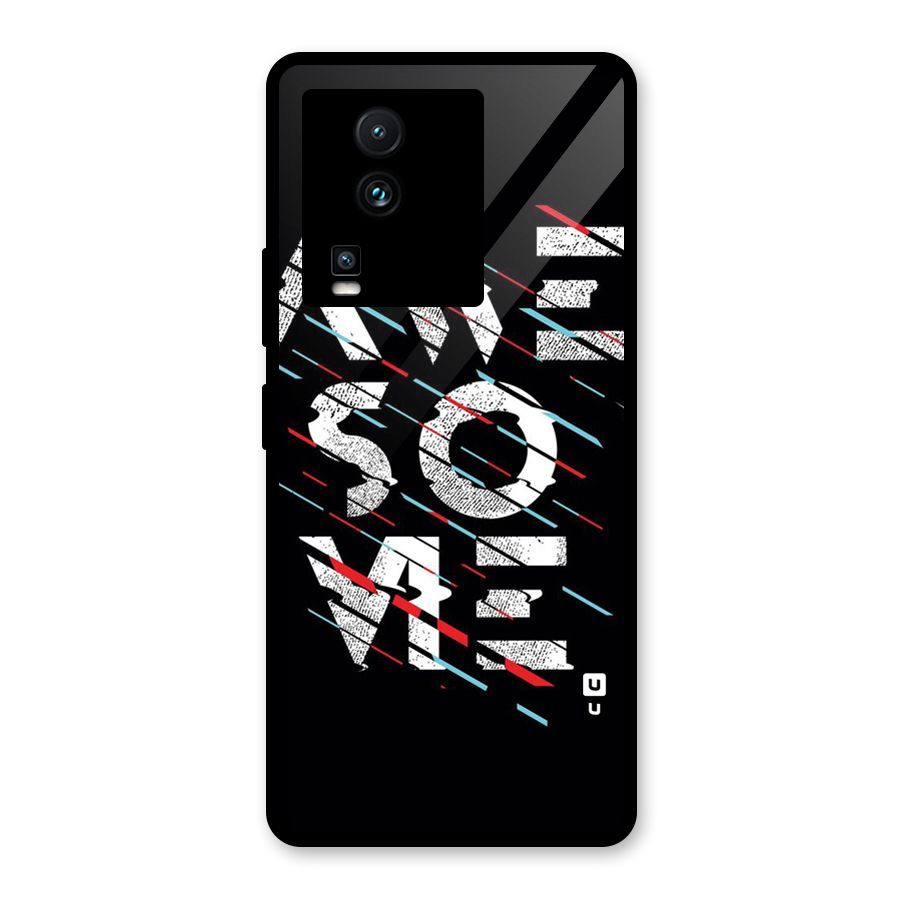 Awesome Me Glass Back Case for Vivo iQOO Neo 7 Pro