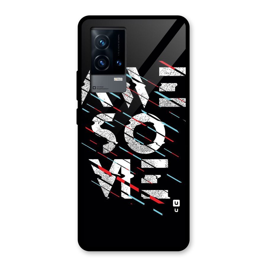 Awesome Me Glass Back Case for iQOO 9 5G