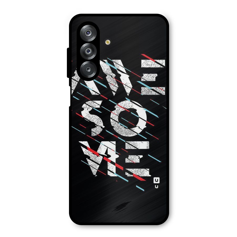 Awesome Me Metal Back Case for Galaxy A26