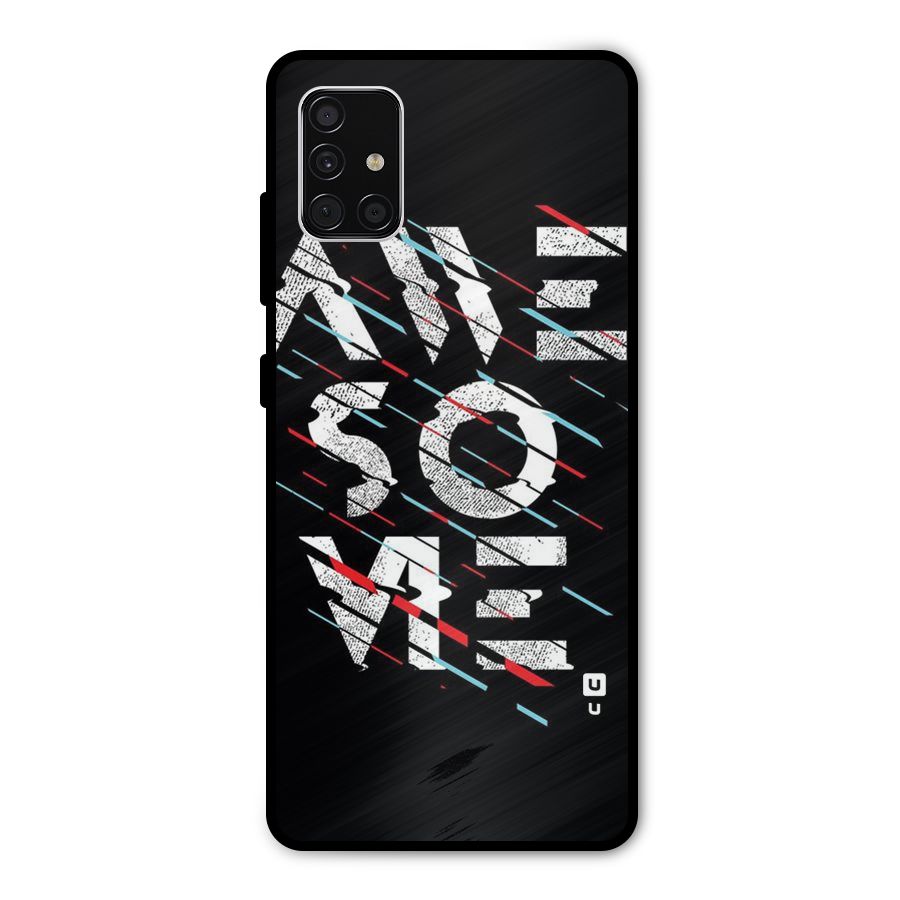 Awesome Me Metal Back Case for Galaxy A51