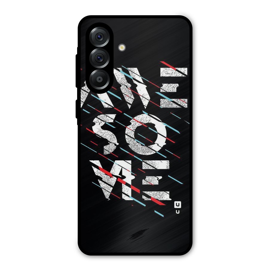 Awesome Me Metal Back Case for Galaxy A56