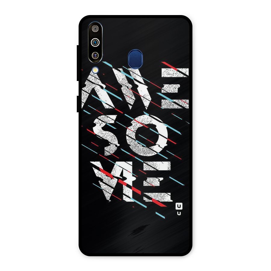 Awesome Me Metal Back Case for Galaxy M30