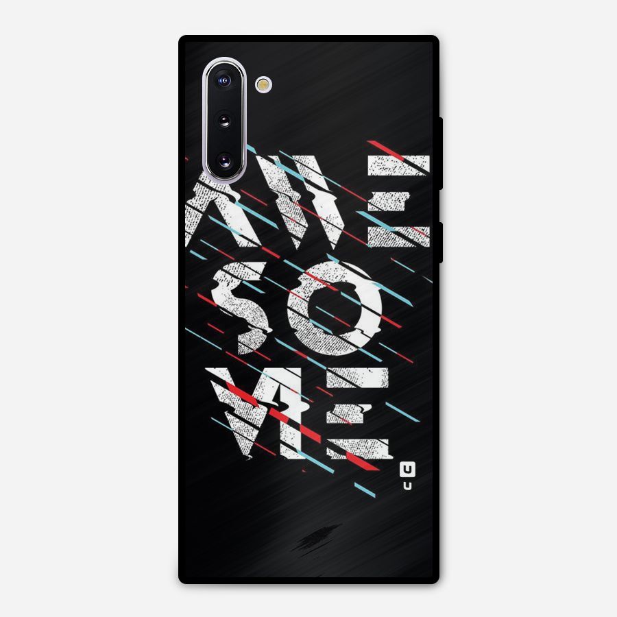 Awesome Me Metal Back Case for Galaxy Note 10