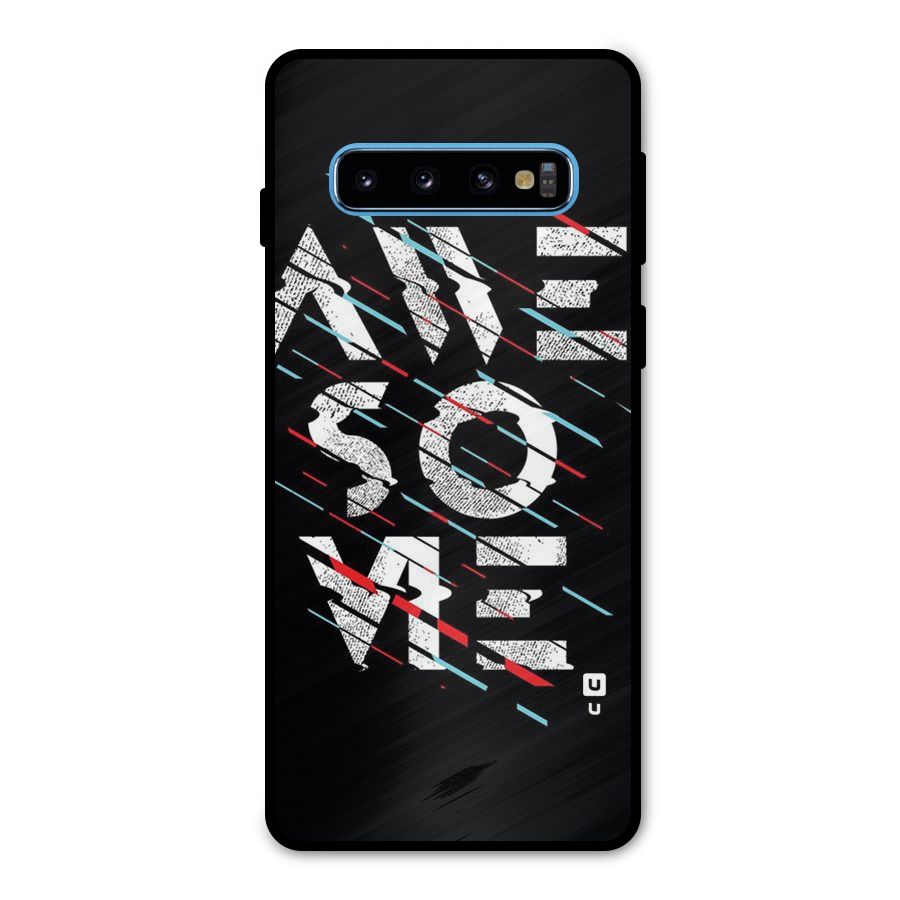 Awesome Me Metal Back Case for Galaxy S10