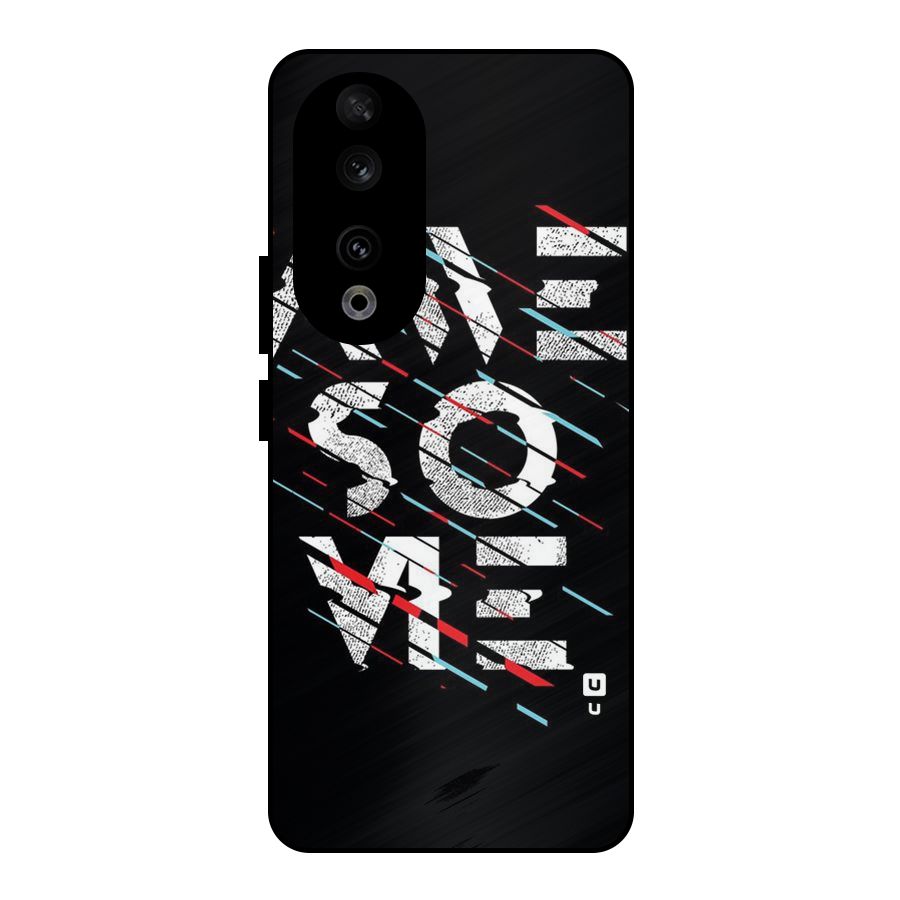 Awesome Me Metal Back Case for Honor 90