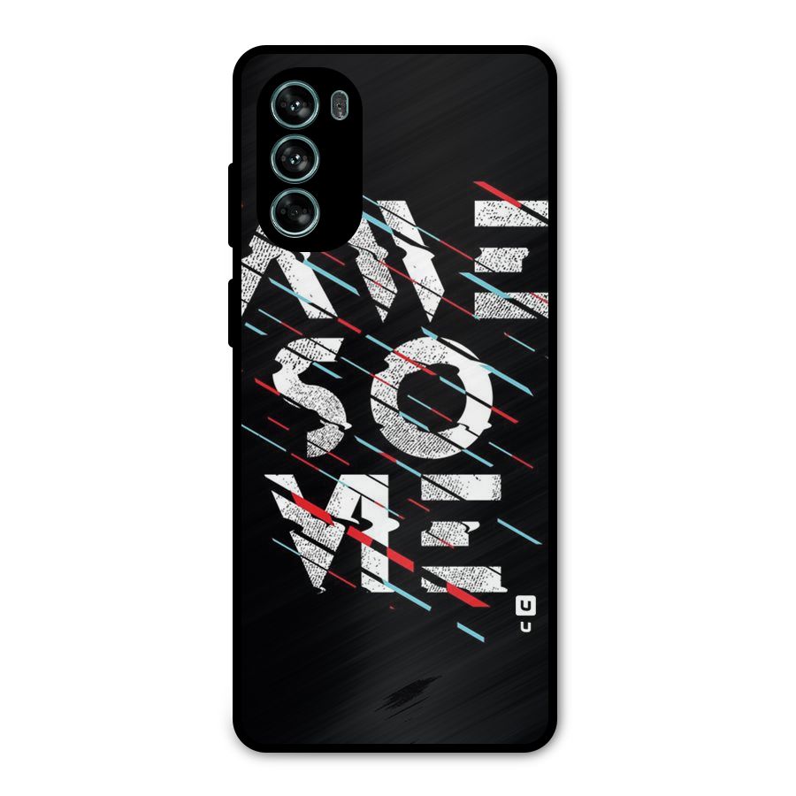 Awesome Me Metal Back Case for Moto G62