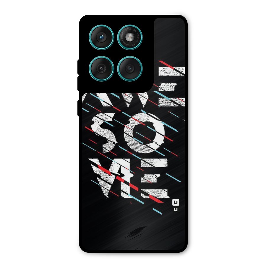 Awesome Me Metal Back Case for Motorola Edge 60