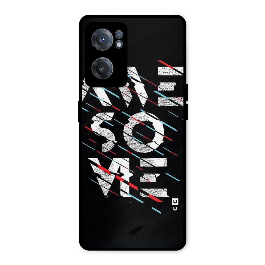 Awesome Me Metal Back Case for OnePlus Nord CE 2 5G