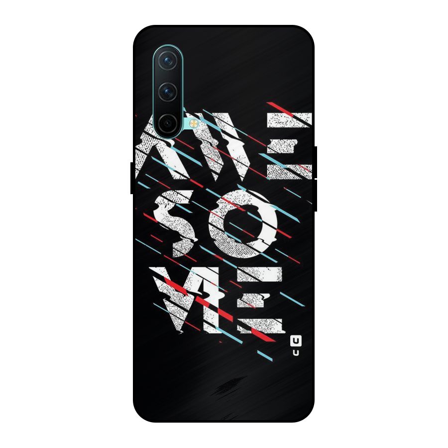 Awesome Me Metal Back Case for OnePlus Nord CE 5G