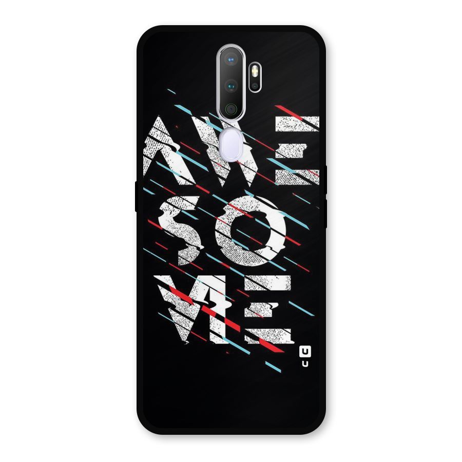 Awesome Me Metal Back Case for Oppo A9 (2020)