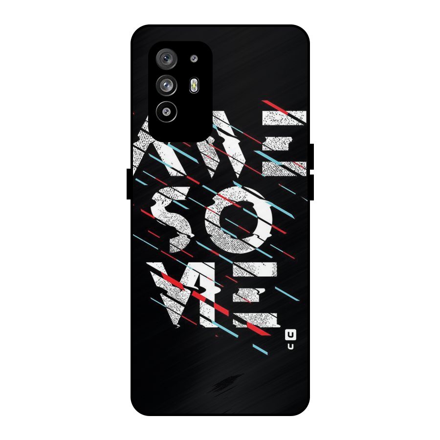 Awesome Me Metal Back Case for Oppo F19 Pro Plus 5G