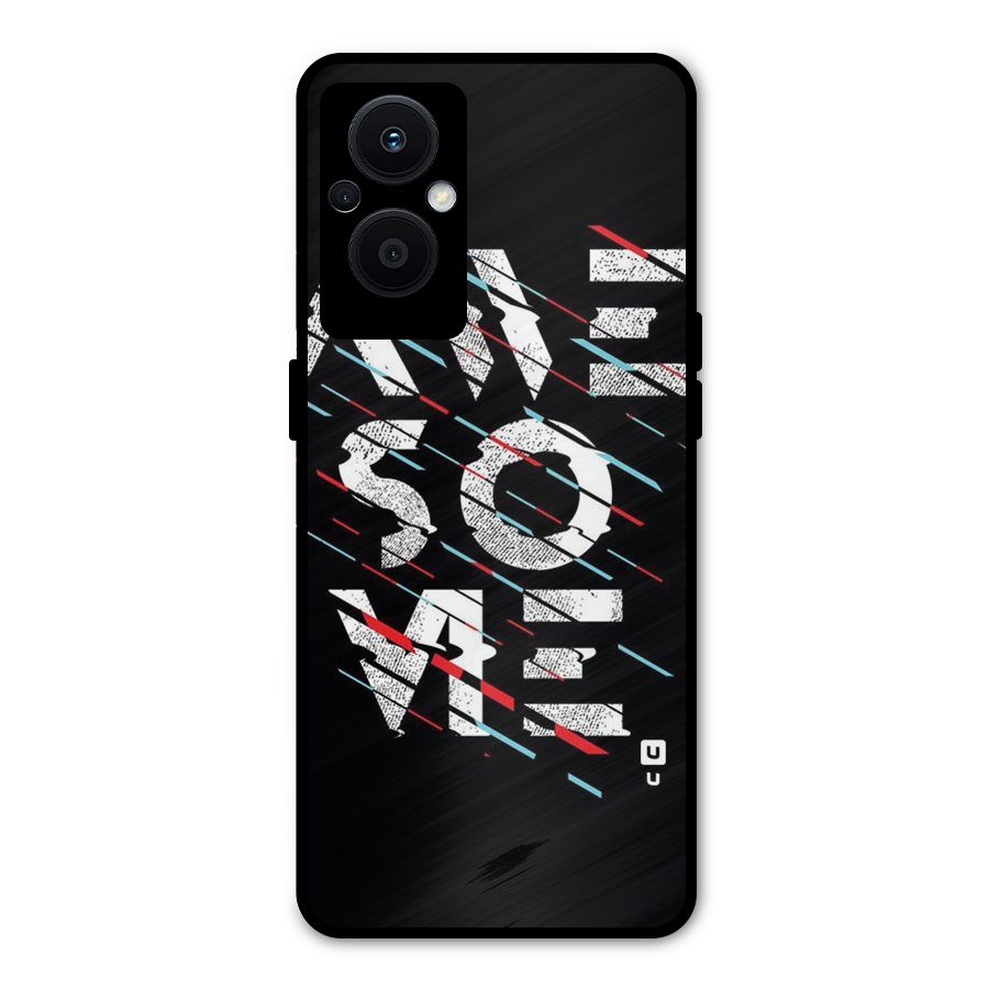 Awesome Me Metal Back Case for Oppo F21s Pro 5G