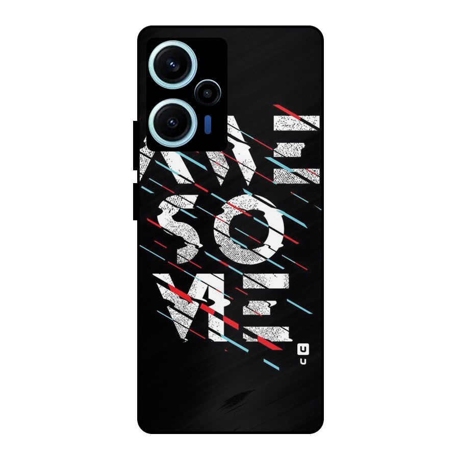 Awesome Me Metal Back Case for Poco F5