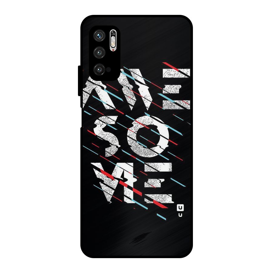 Awesome Me Metal Back Case for Poco M3 Pro 5G