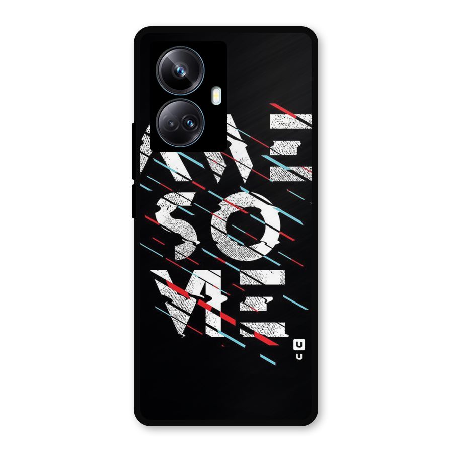 Awesome Me Metal Back Case for Realme 10 Pro Plus