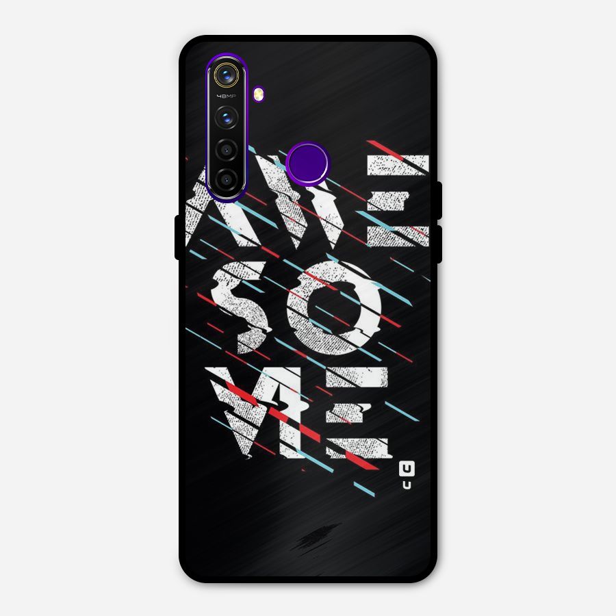 Awesome Me Metal Back Case for Realme 5 Pro