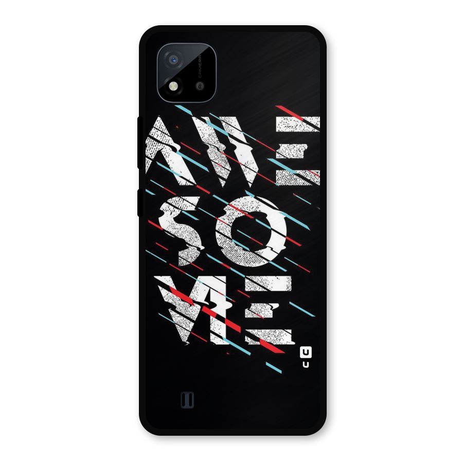 Awesome Me Metal Back Case for Realme C11 2021