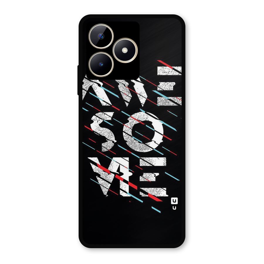 Awesome Me Metal Back Case for Realme C53