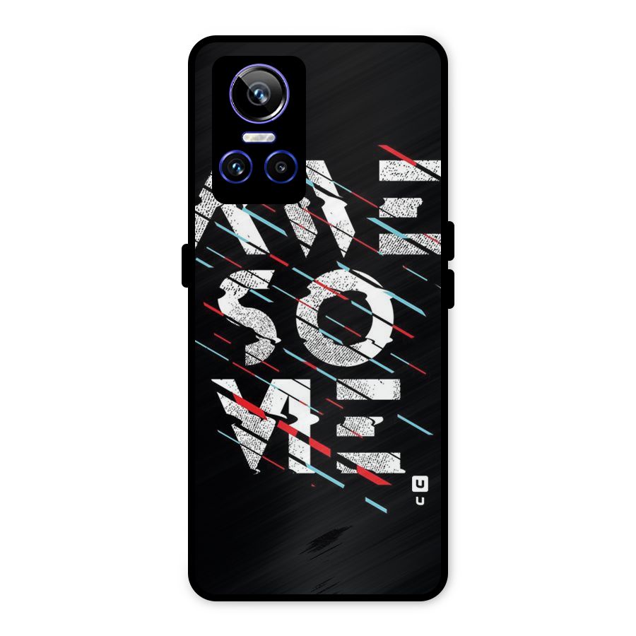 Awesome Me Metal Back Case for Realme GT Neo 3