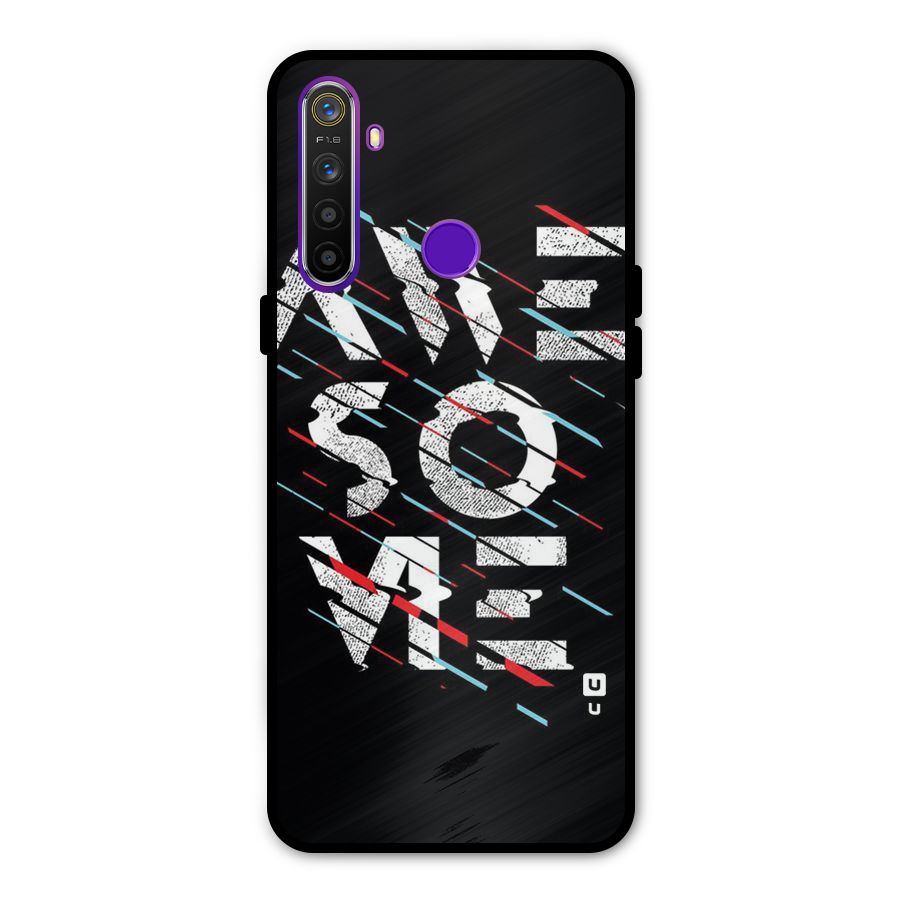 Awesome Me Metal Back Case for Realme Narzo 10
