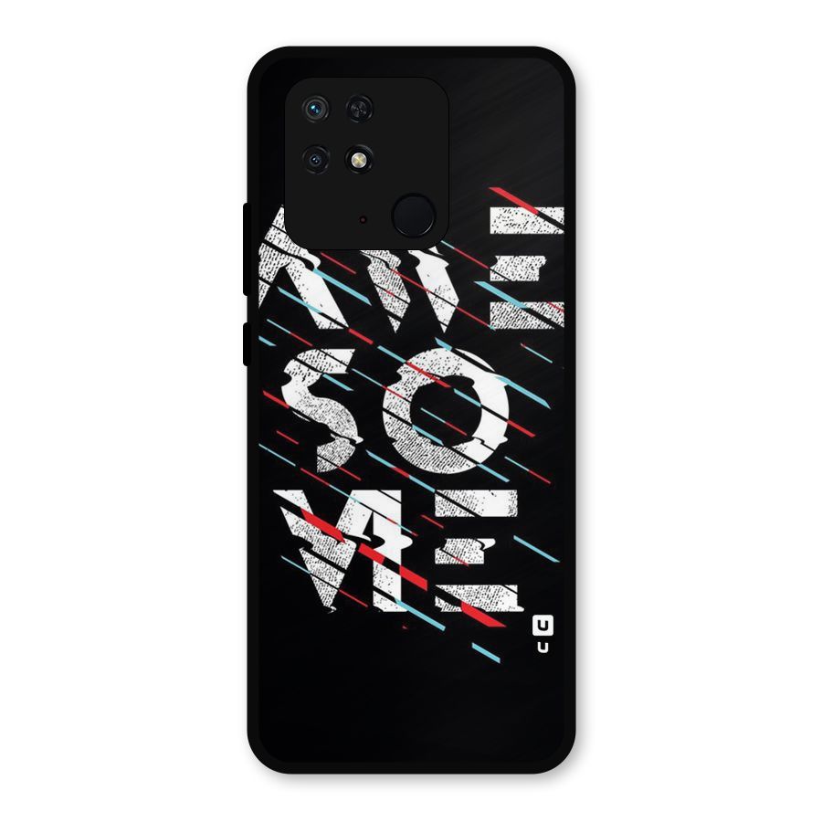 Awesome Me Metal Back Case for Redmi 10 Power