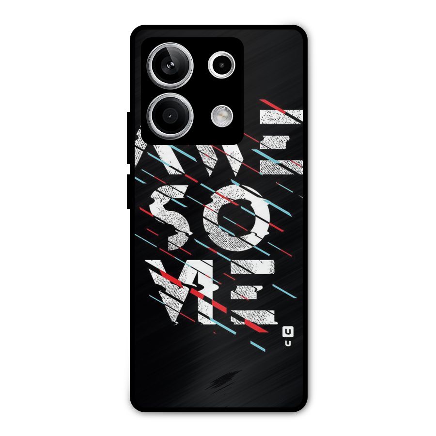 Awesome Me Metal Back Case for Redmi Note 13 5G