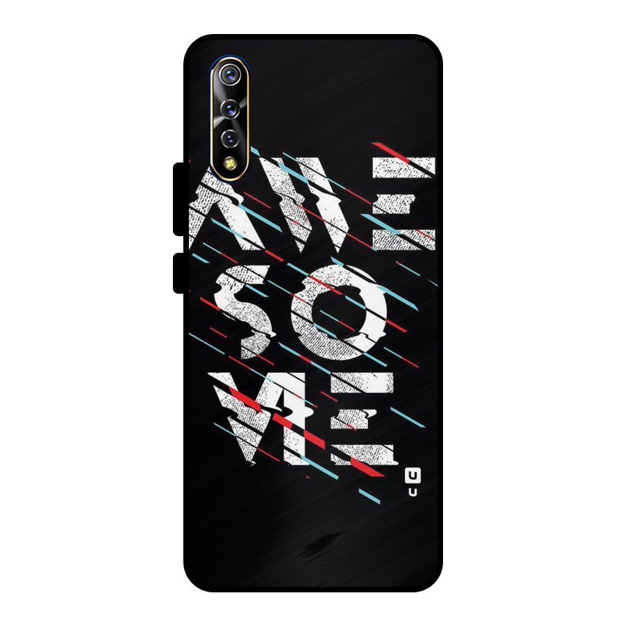 Awesome Me Metal Back Case for Vivo S1
