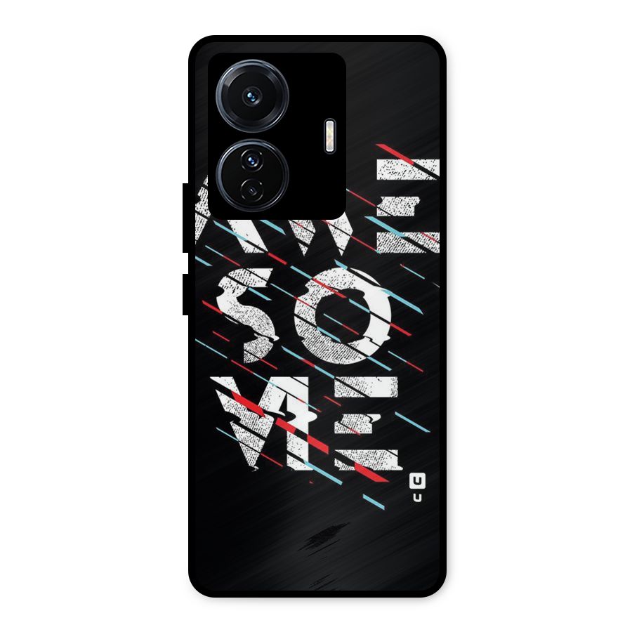 Awesome Me Metal Back Case for Vivo T1 Pro