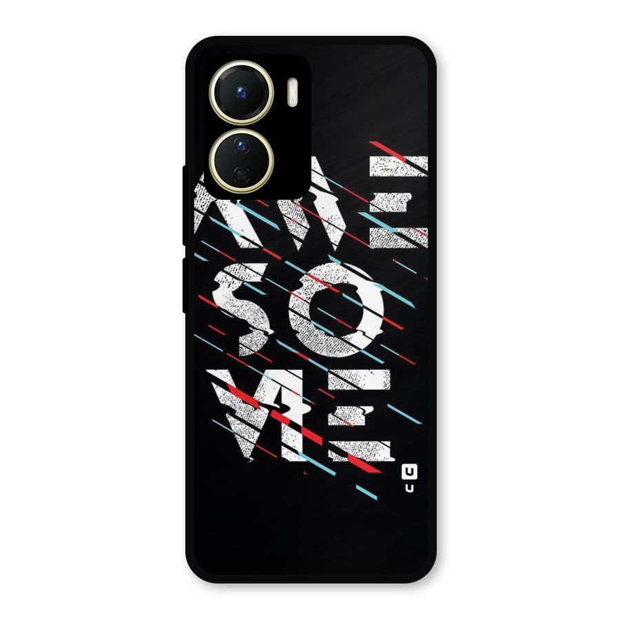 Awesome Me Metal Back Case for Vivo T2x