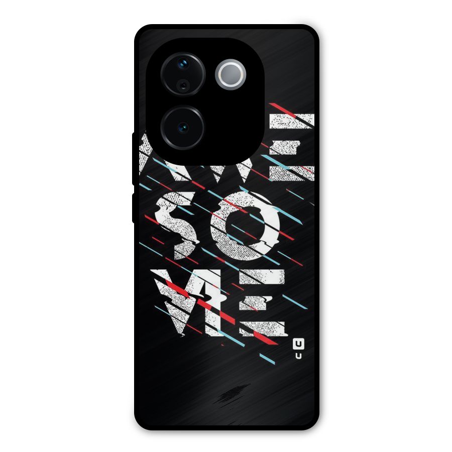 Awesome Me Metal Back Case for Vivo T3 Pro