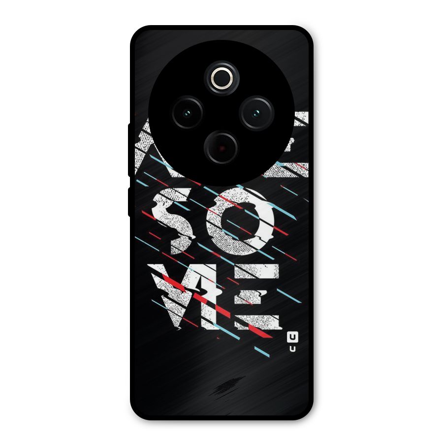 Awesome Me Metal Back Case for Vivo T4