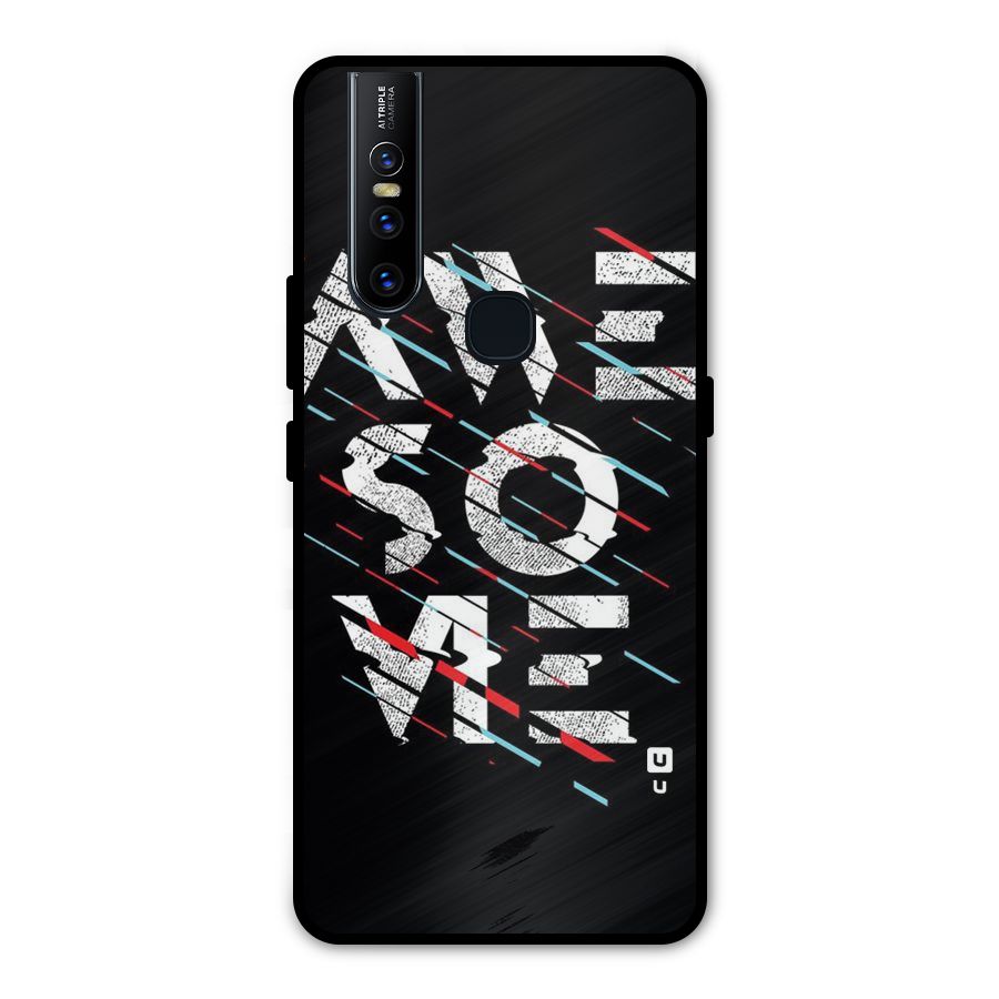 Awesome Me Metal Back Case for Vivo V15