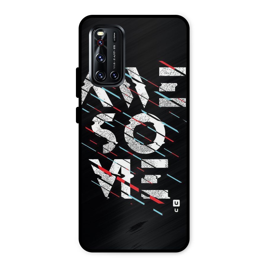 Awesome Me Metal Back Case for Vivo V19
