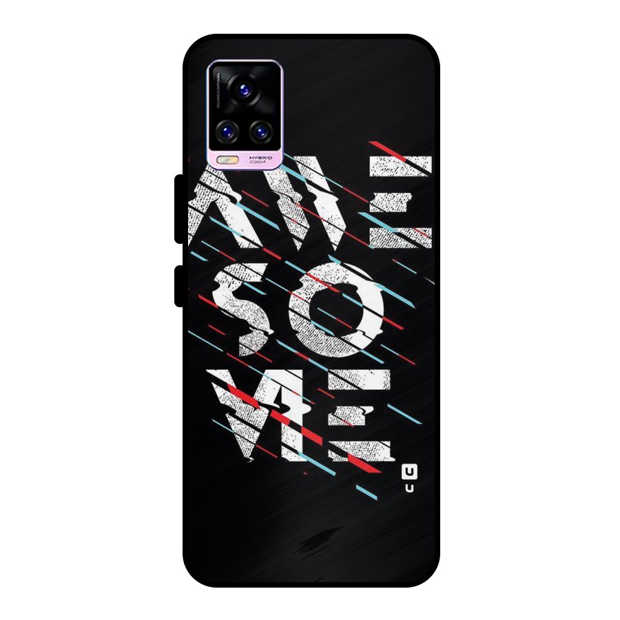 Awesome Me Metal Back Case for Vivo V20 Pro