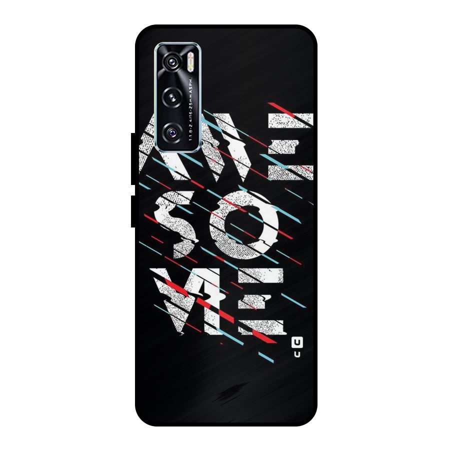 Awesome Me Metal Back Case for Vivo V20 SE