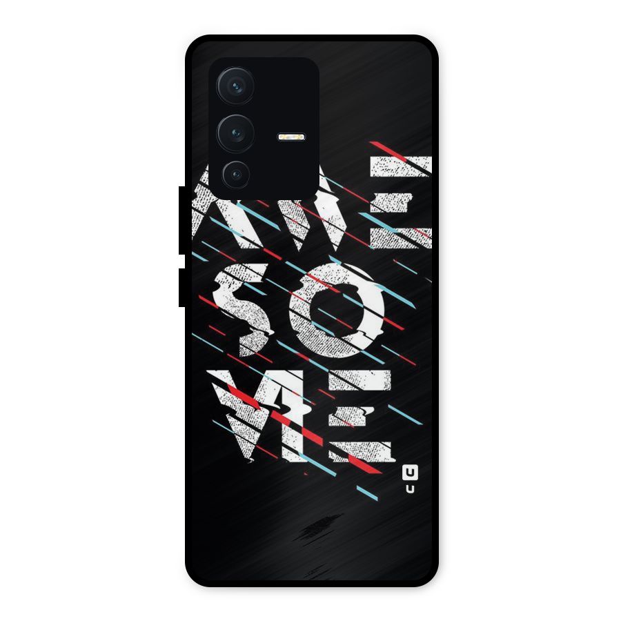 Awesome Me Metal Back Case for Vivo V23 5G