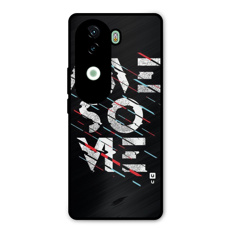 Awesome Me Metal Back Case for Vivo V40e
