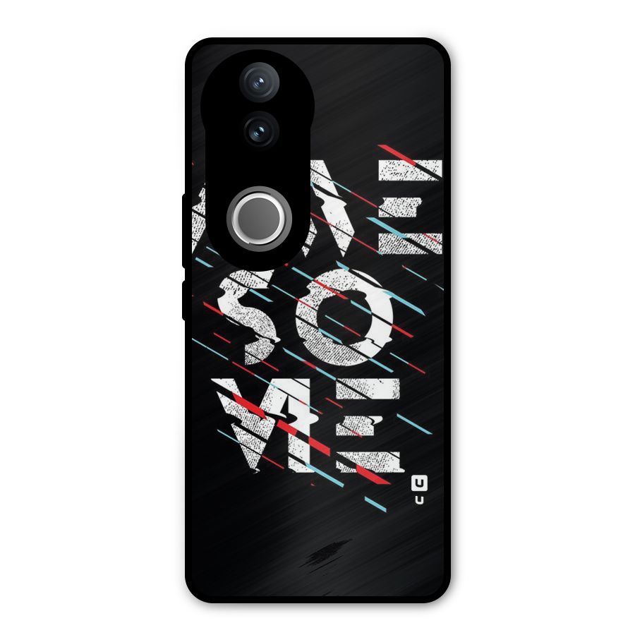 Awesome Me Metal Back Case for Vivo V50e