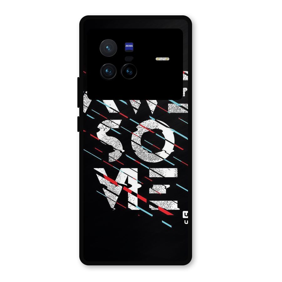Awesome Me Metal Back Case for Vivo X80