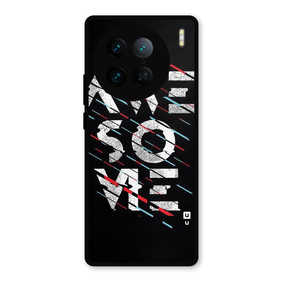 Awesome Me Metal Back Case for Vivo X90 Pro