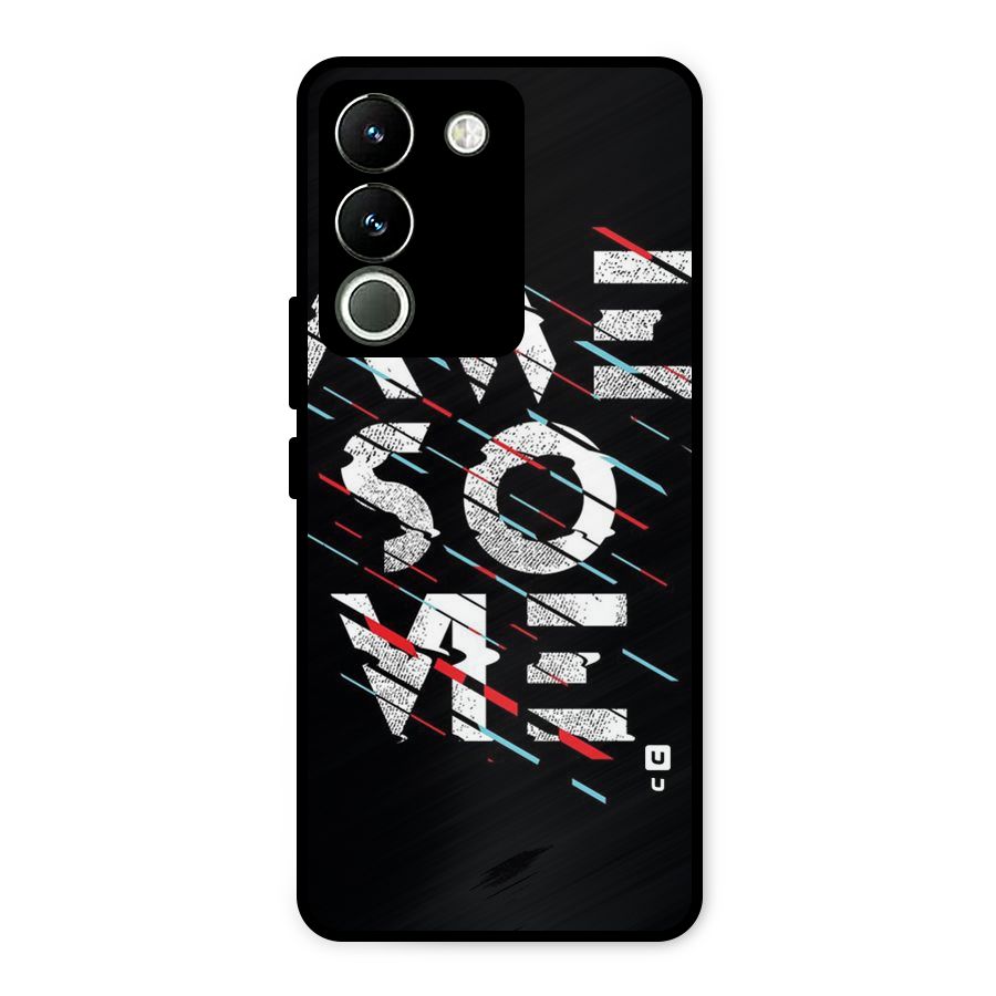 Awesome Me Metal Back Case for Vivo Y200